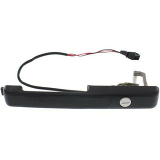 1990-1993 Volkswagen Passat Front Door Handle LH, Textured Black+metal,.