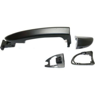 2006-2010 Volkswagen Passat Front Door Handle LH, Prmd Blk, w/o Hole, w/o Sensor.
