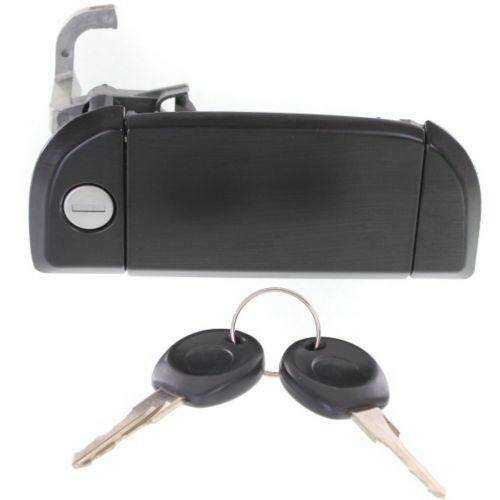1992-2003 Volkswagen Eurovan Front Door Handle RH, Zinc Smooth, Metal, w/Key Set.