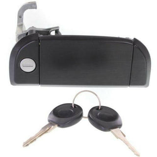 1992-2003 Volkswagen Eurovan Front Door Handle RH, Zinc Smooth, Metal, w/Key Set.