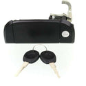 1992-2003 Volkswagen Eurovan Front Door Handle LH, Zinc Smooth, Metal, w/Key Set.
