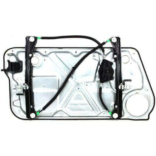 1998-2010 Volkswagen Beetle Front Window Regulator RH, Power, w/o Motor, W/Panel.