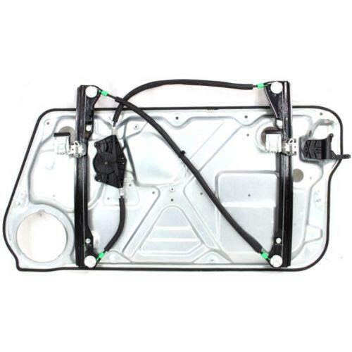 1998-2010 Volkswagen Beetle Front Window Regulator LH, Power, w/o Motor, W/Panel.