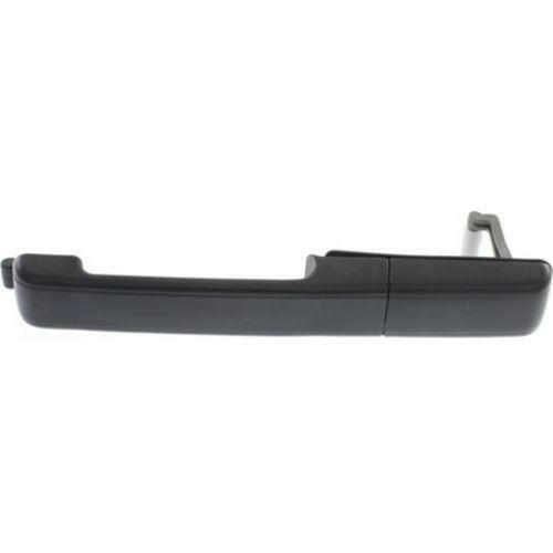1990-1993 Volkswagen Passat Rear Door Handle LH, Textured Black+metal.