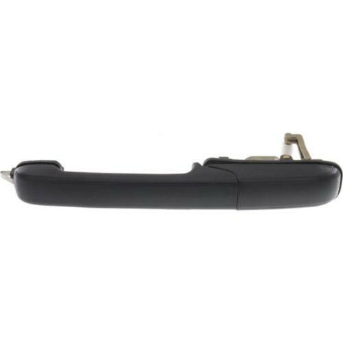 1994-1997 Volkswagen Passat Rear Door Handle LH, Textured Black+metal.