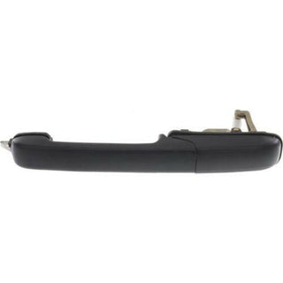 1994-1997 Volkswagen Passat Rear Door Handle LH, Textured Black+metal.