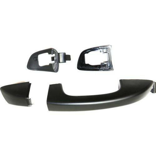 2010-2014 Volkswagen GTI Rear Door Handle RH, Primed Black, Handle+cover.