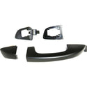 2010-2014 Volkswagen GTI Rear Door Handle RH, Primed Black, Handle+cover.