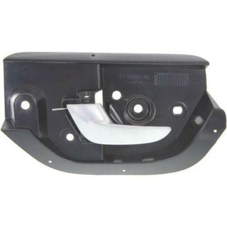 2001-2009 Volvo S60 Rear Door Handle LH, Satin Chrome+ Housing, w/Kits.