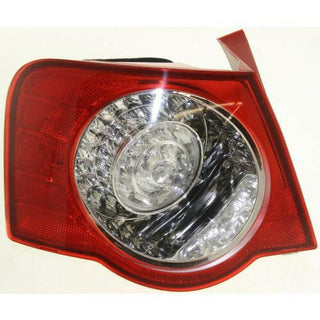 2006-2010 Volkswagen Passat Tail Lamp LH, Outer, Assembly, Sedan.