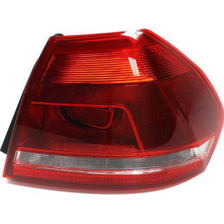 2012-2015 Volkswagen Passat Tail Lamp RH, Outer, Assembly.