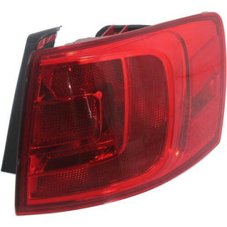 2011-2016 Volkswagen Jetta Tail Lamp RH, Outer, W/o Rear Fog Lamp, Sedan.