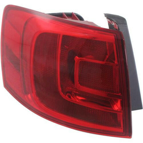2011-2016 Volkswagen Jetta Tail Lamp LH, Outer, W/o Rear Fog Lamp, Sedan.