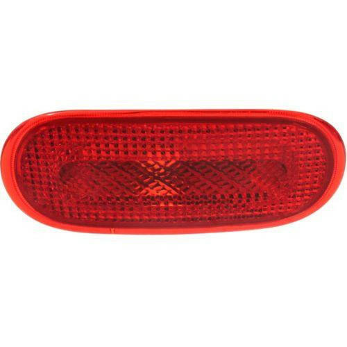 2002-2004 Volkswagen Beetle Rear Side Marker Lamp RH, Lens, Red, w/Turbo S.