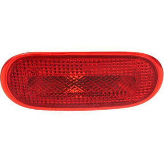 2002-2004 Volkswagen Beetle Rear Side Marker Lamp RH, Lens, Red, w/Turbo S.