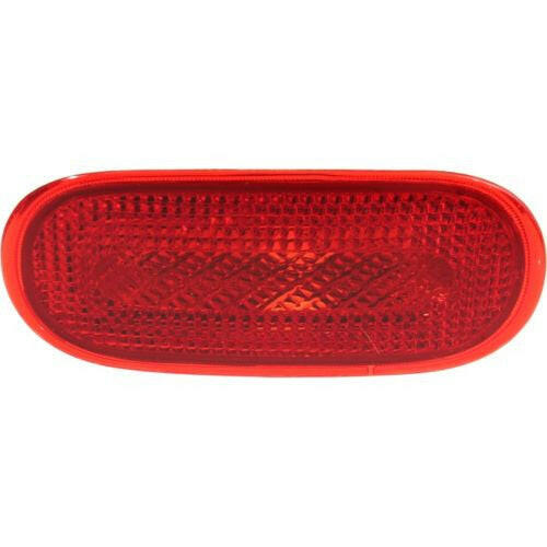 2002-2004 Volkswagen Beetle Rear Side Marker Lamp LH, Lens, Red, w/Turbo S.