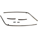1970-1981 GM F-BODY Hardtop Roof Rail Inner Weatherstrip Metal Channel Set.