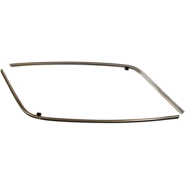 1970-1981 GM F-BODY Hardtop Roof Rail Inner Weatherstrip Metal Channel Set.