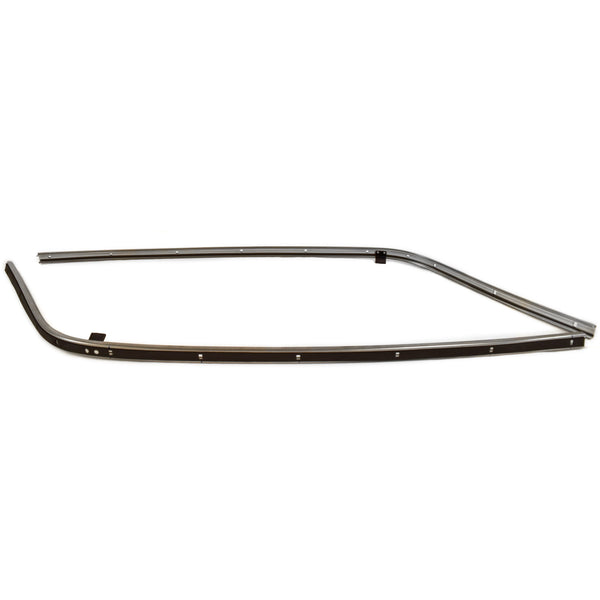 1970-1981 GM F-BODY Hardtop Roof Rail Inner Weatherstrip Metal Channel Set.