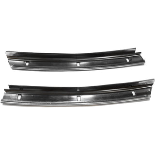 1970-1981 GM F-BODY Hardtop Roof Rail Inner Weatherstrip Metal Channel Set.