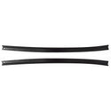1978-1988 GM G Body  T-Top Front Weatherstrip Retainer Stainless Steel With Black Paint (Pair) - Classic 2 Current Fabrication