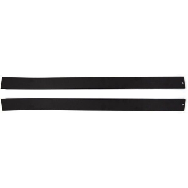 1978-1988 GM G Body  T-Top Rear Weatherstrip Retainer stainless Steel With Black Paint (Pair) - Classic 2 Current Fabrication