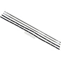 1965-1972 Mercedes-Benz W108 W109 SEL Rocker Panel Side Moulding Set Polish.