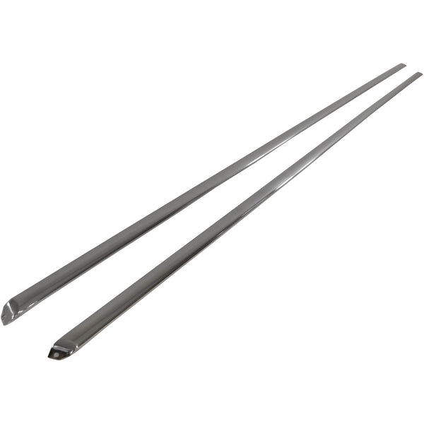 1965-1972 Mercedes-Benz W108 W109 SEL Rocker Panel Side Moulding Set Polish.