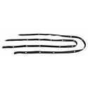 1965-1972 Mercedes-Benz W108 W109 SEL Rocker Panel Side Moulding Set Polish.