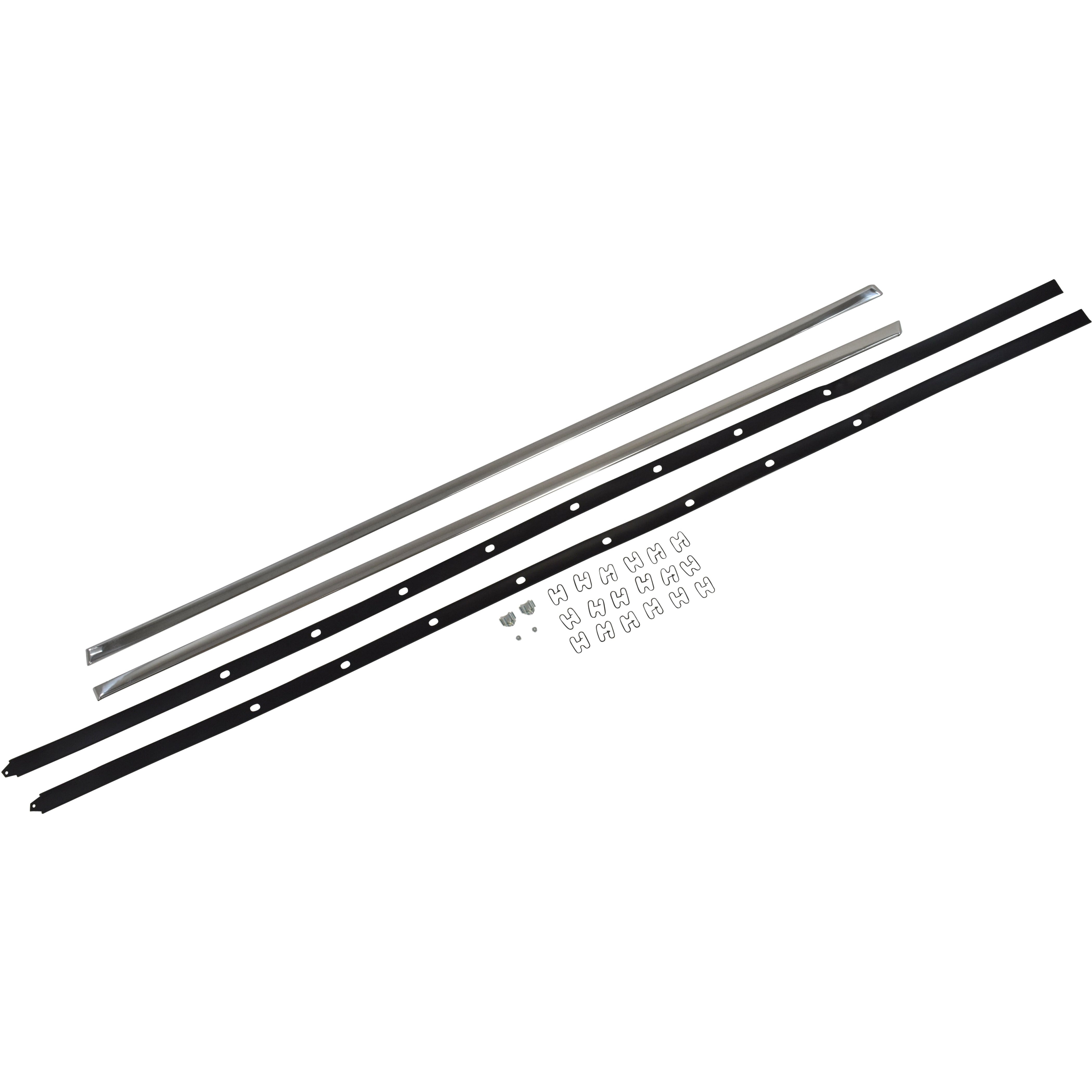 Mercedes Rocker Panel 1972-1989 Mercedes-Benz R107 SL Rocker Panel Side Moulding Set ...