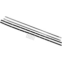 1973-1981 Mercedes-Benz C107 SLC Rocker Panel Side Moulding Set.