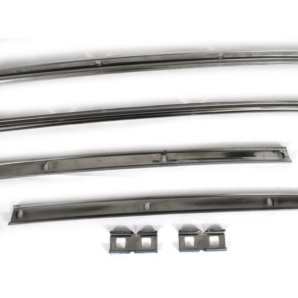1964-1965 Chevy Chevelle Roof Rail Inner Weatherstrip Channel Set.