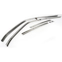 1966-1967 Chevy Chevelle Roof Rail Weather Strip Channel Set - Classic 2 Current Fabrication