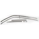 1966-1967 Chevy Chevelle Roof Rail Weather Strip Channel Set.