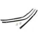 1966-1967 Chevy Chevelle Roof Rail Weather Strip Channel Set.