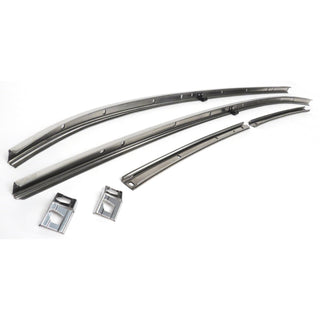 1968 Chevy Chevelle Roof Rail Inner Weather Strip Channel Set.
