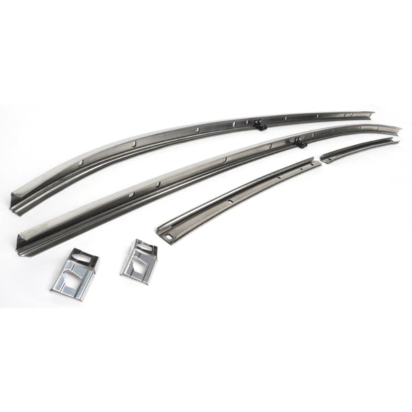 1968 Chevy Chevelle Roof Rail Inner Weather Strip Channel Set.