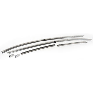 1969 Chevy Chevelle Roof Rail Weather Strip Channel Set.