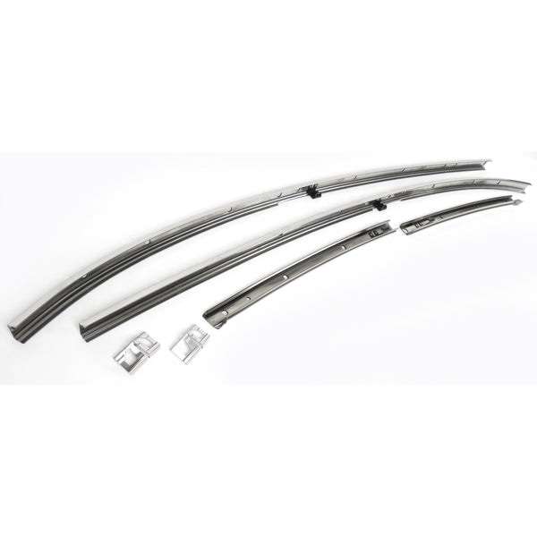 1969 Chevy Chevelle Roof Rail Weather Strip Channel Set.