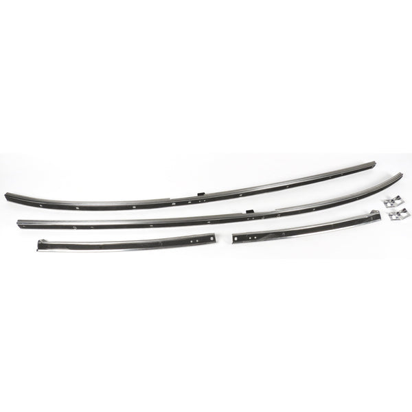 1969 Chevy Chevelle Roof Rail Weather Strip Channel Set.
