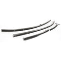 1969 Chevy Chevelle Roof Rail Weather Strip Channel Set.
