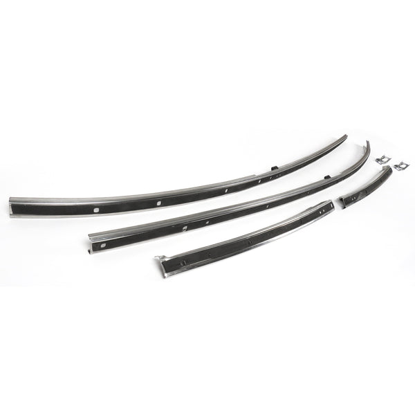 1969 Chevy Chevelle Roof Rail Weather Strip Channel Set.