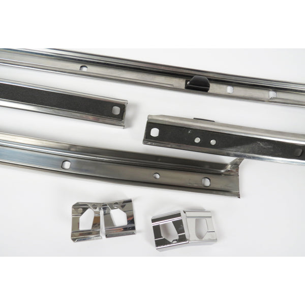 1969 Chevy Chevelle Roof Rail Weather Strip Channel Set.