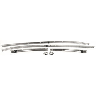 1970-1972 Chevy Chevelle Roof Rail Weather Strip Channel Set.