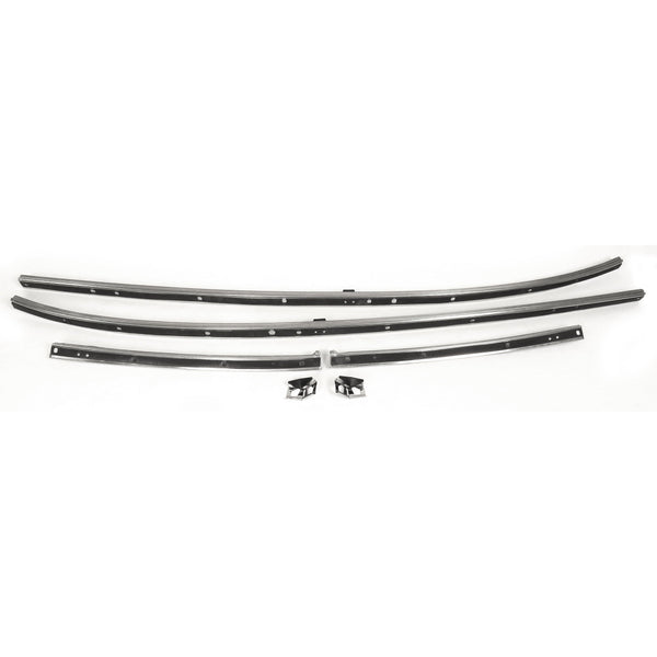 1970-1972 Chevy Chevelle Roof Rail Weather Strip Channel Set.