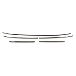 1964-1965 Chevy Chevelle 2 Door Rear Window Reveal Moulding 5 Piece Set.