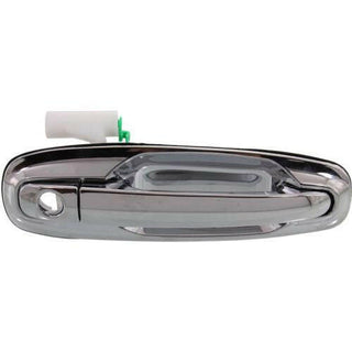 2006-2008 Suzuki Reno Front Door Handle RH, Outside, All Chrome, Plastic.