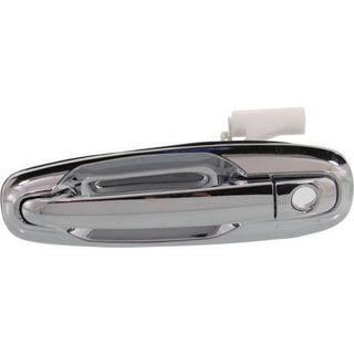 2006-2008 Suzuki Reno Front Door Handle LH, Outside, All Chrome, Plastic.