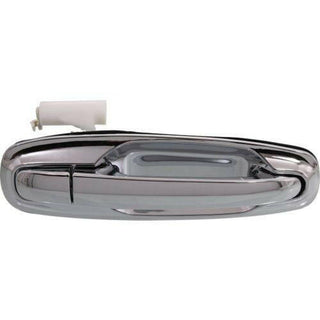 2006-2008 Suzuki Reno Rear Door Handle RH, Outside, All Chrome, Plastic.