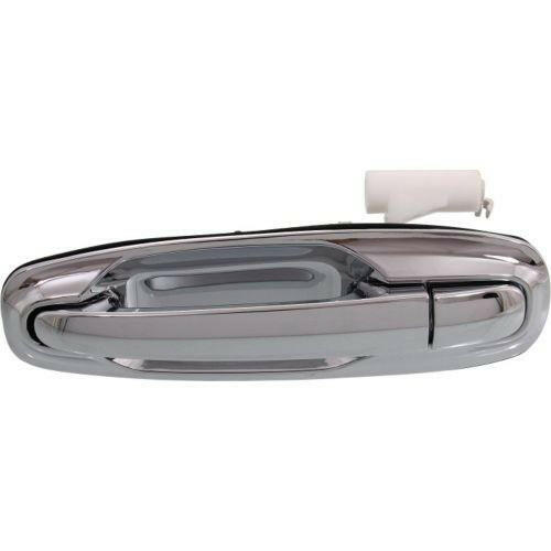 2006-2008 Suzuki Reno Rear Door Handle LH, Outside, All Chrome, Plastic.